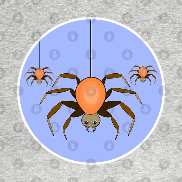 The Creepy and Not Deadly Spiders by FamiLane